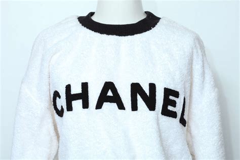 grey chanel sweater|Chanel sweater black and white.